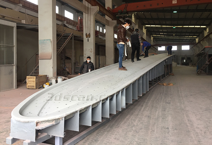 超大風力發電葉片模具三維檢測